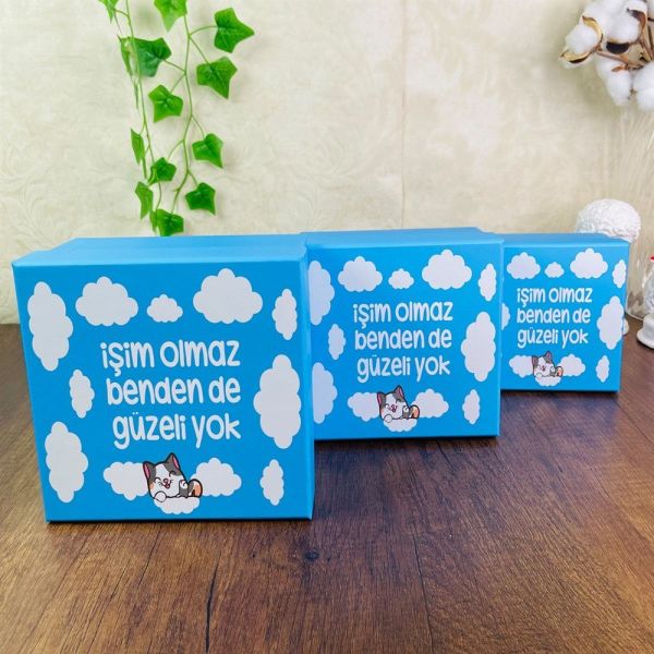 Benden Güzeli de Yok Tasarımlı 3'lü Kutu