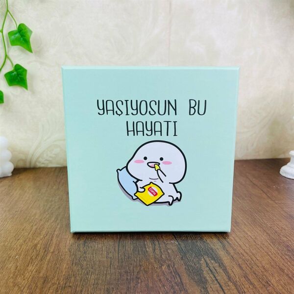 Yaşıyosun Bu Hayatı Tasarımlı 3'lü Kutu