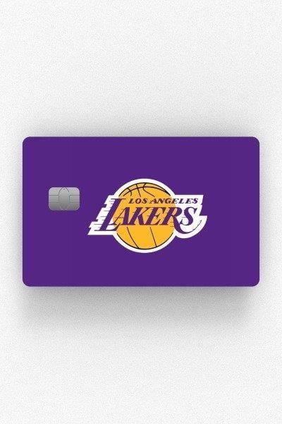 Lakers Kredi Kartı Kaplama Stickeri Papara, Tosla, Kredi Kartı Için Uyumlu