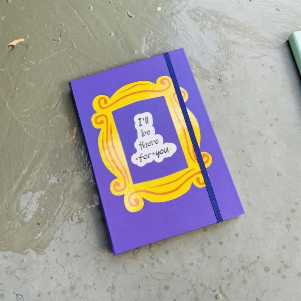Friends Tasarımlı Lastikli Defter