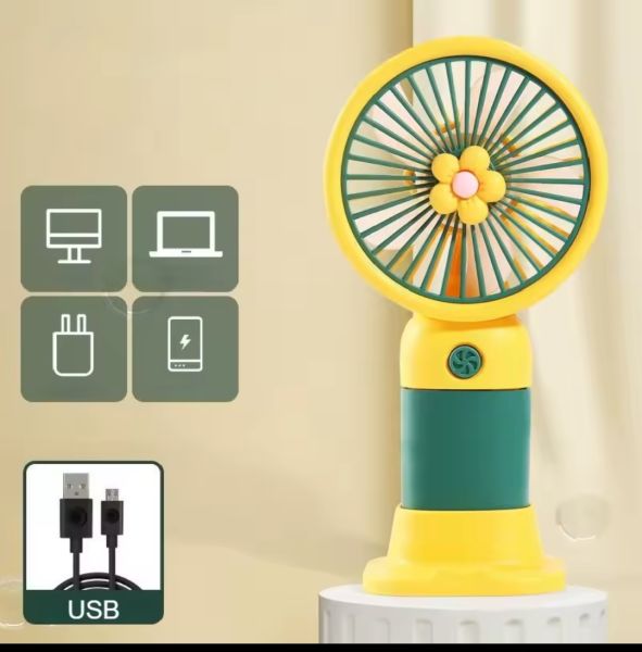 Çicek Desen Mini Fan