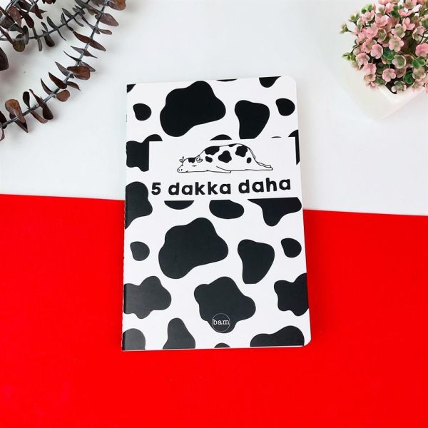 5 Dakka Daha İnek Tasarımlı Terzi Dikişli Defter