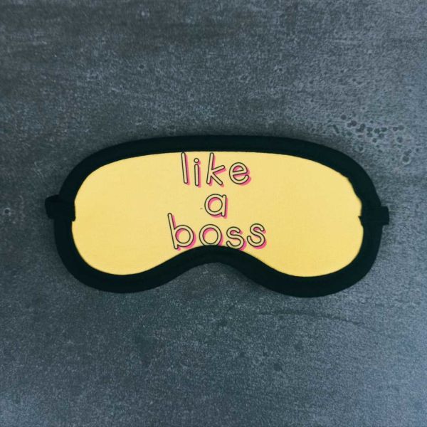Like A Boss Tasarımlı Uyku Bandı