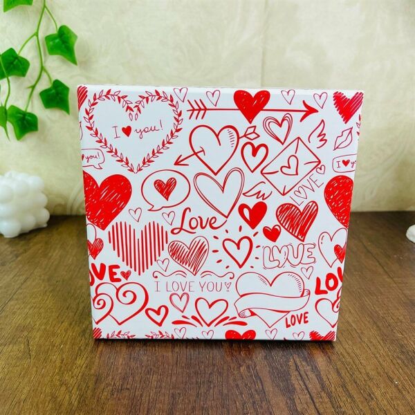 Love Kalp Tasarımlı 3'lü Kutu