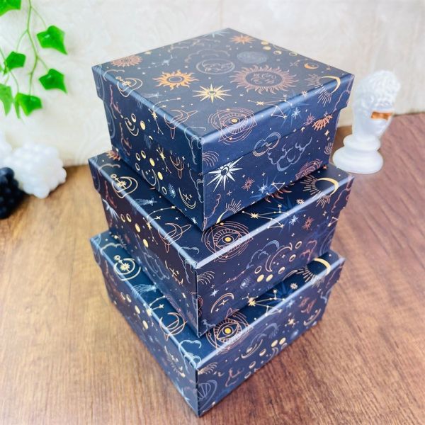Space Tarot Tasarımlı 3'lü Kutu