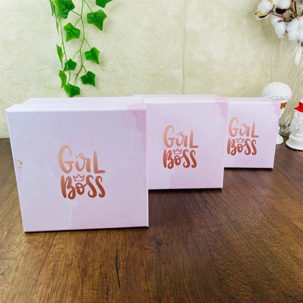 Girl Boss Tasarımlı 3'lü Kutu