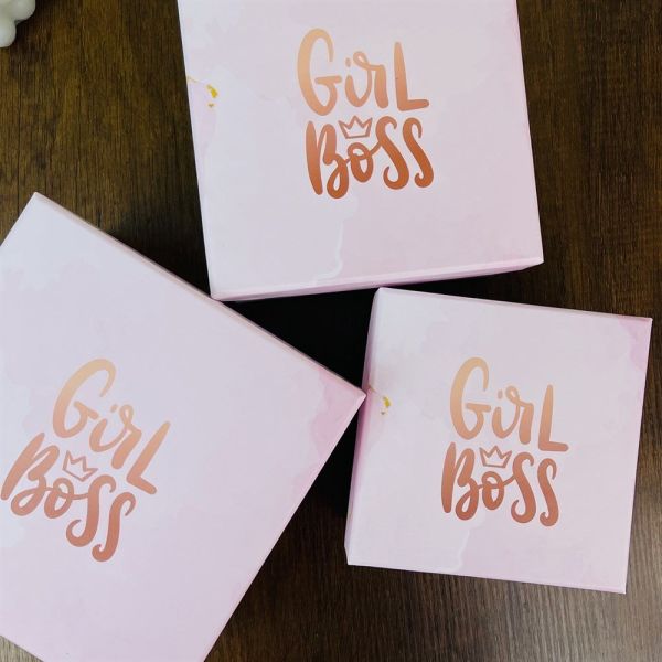 Girl Boss Tasarımlı 3'lü Kutu