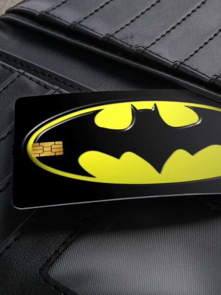 Batman Kredi Kartı Kaplama Stickeri Papara, Tosla, Kredi Kartı Için Uyumlu