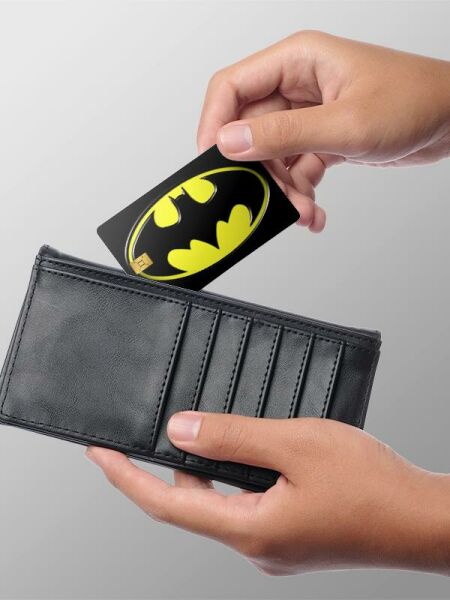 Batman Kredi Kartı Kaplama Stickeri Papara, Tosla, Kredi Kartı Için Uyumlu