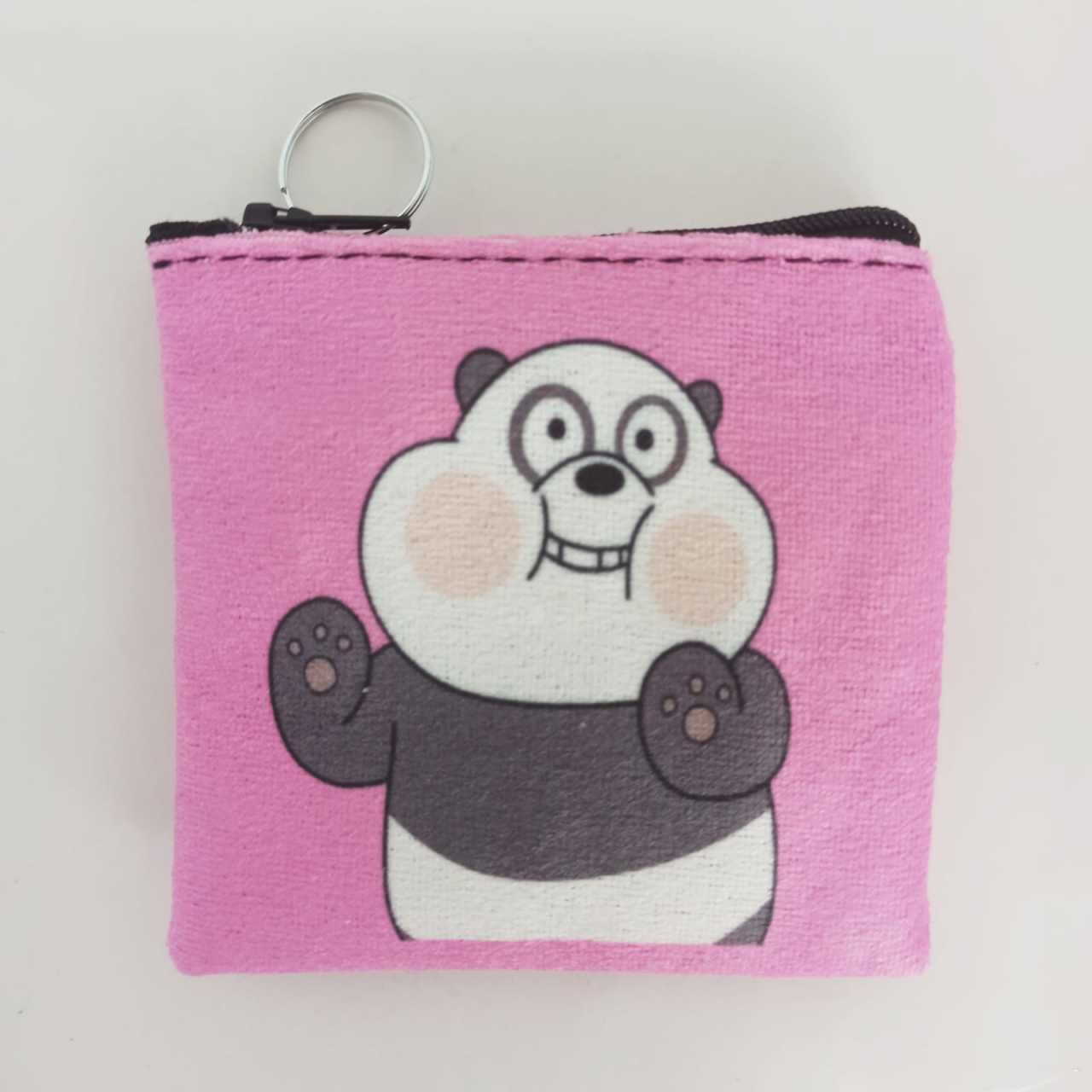 Pembe Panda Desenli Bozuk Paralık