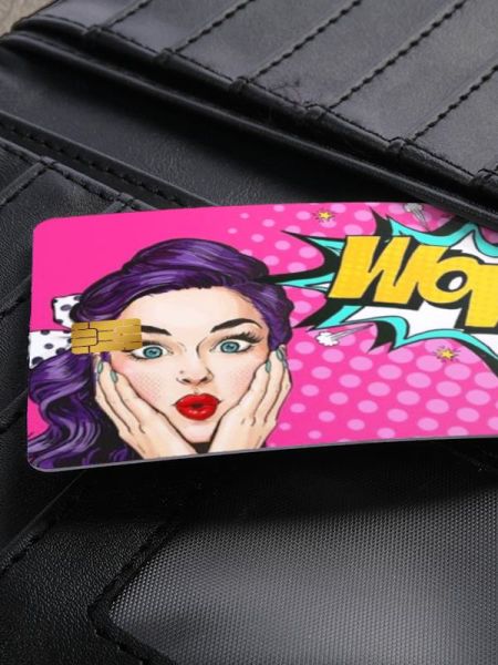 Woow Kredi Kartı Kaplama Stickeri Papara, Tosla, Kredi Kartı Için Uyumlu