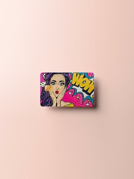 Woow 1 Kredi Kartı Kaplama Stickeri Papara, Tosla, Kredi Kartı Için Uyumlu