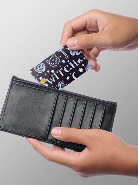 Witch Kredi Kartı Kaplama Stickeri Papara, Tosla, Kredi Kartı Için Uyumlu