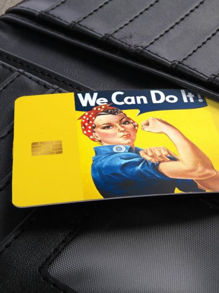 We Can Do Kredi Kartı Kaplama Stickeri Papara, Tosla, Kredi Kartı Için Uyumlu