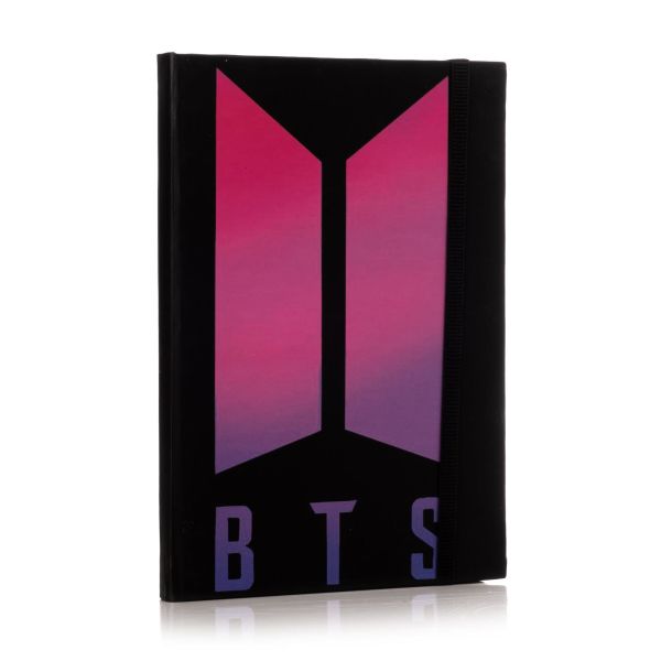 Bts Tasarımlı Lastikli Defter