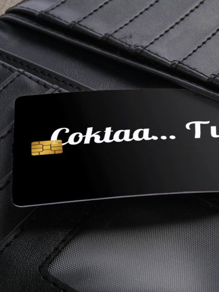 Çokta Tın Kredi Kartı Kaplama Stickeri Papara, Tosla, Kredi Kartı Için Uyumlu