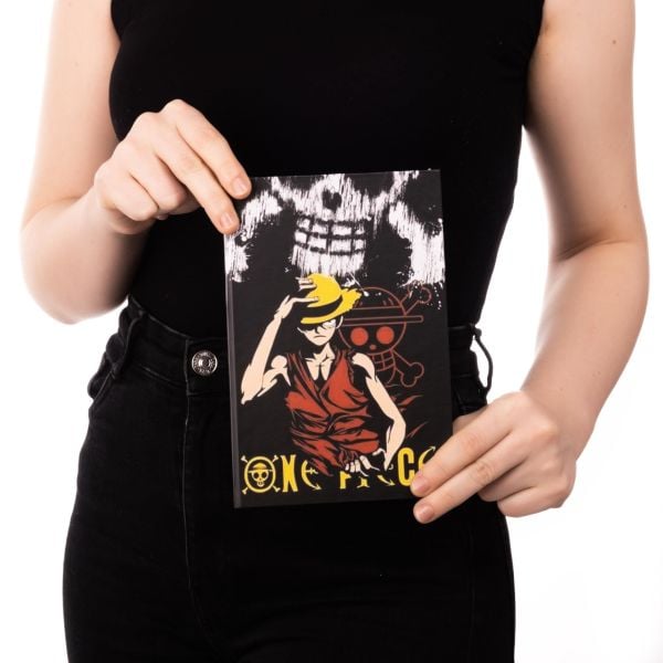 One Piece Tasarımlı Lastikli Defter