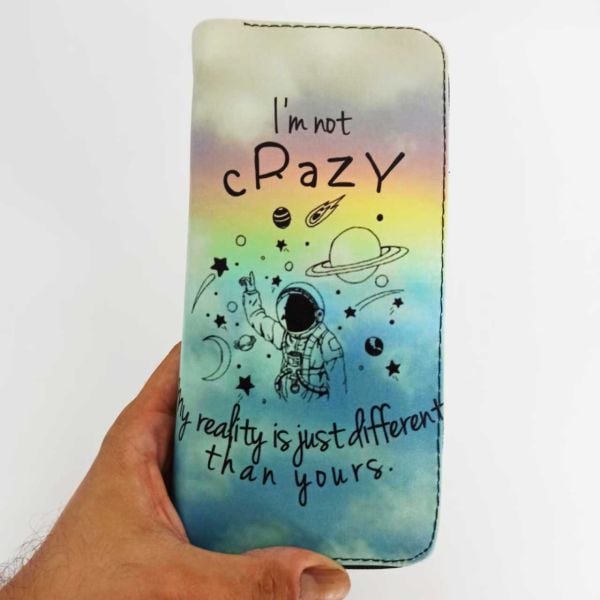 I'm Not Crazy Baskılı Cüzdan