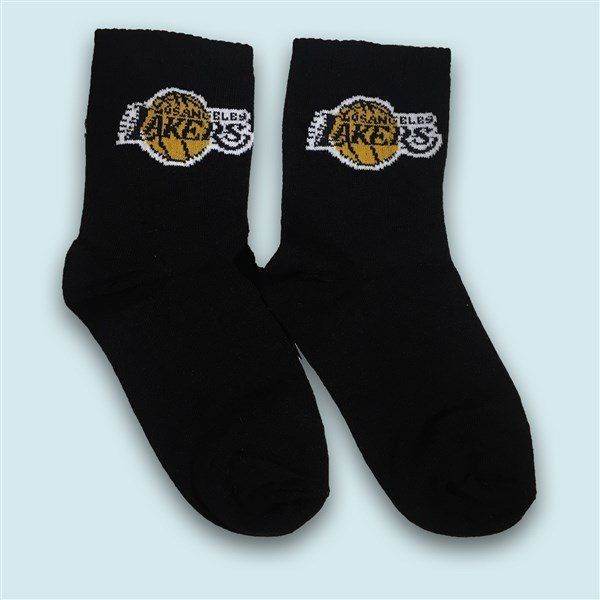 Lakers Siyah Tenis Çorap