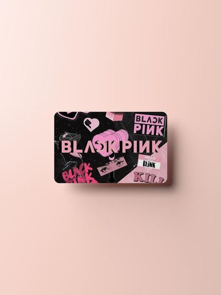 Black Pink Kredi Kartı Kaplama Stickeri Papara, Tosla, Kredi Kartı Için Uyumlu