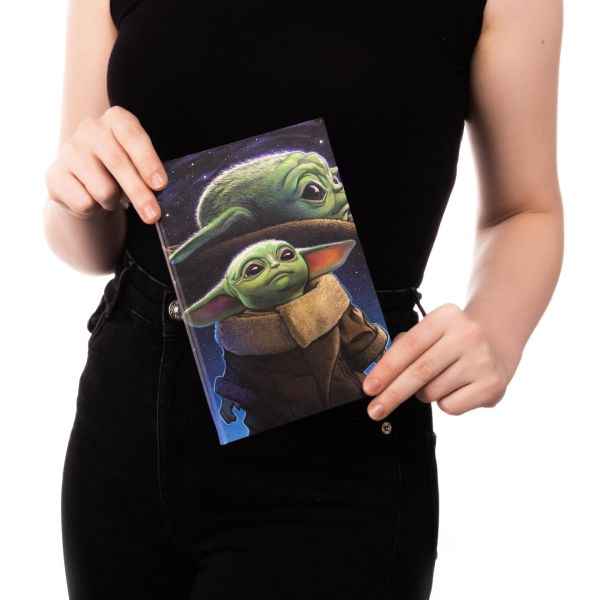 Baby Yoda Tasarımlı Lastikli Defter