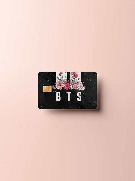 Bts Kredi Kartı Kaplama Stickeri Papara, Tosla, Kredi Kartı Için Uyumlu