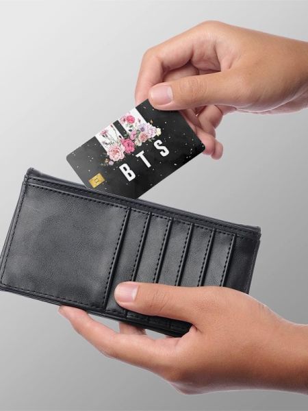 Bts Kredi Kartı Kaplama Stickeri Papara, Tosla, Kredi Kartı Için Uyumlu