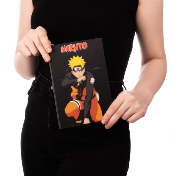 Anime Naruto Tasarımlı Lastikli Defter