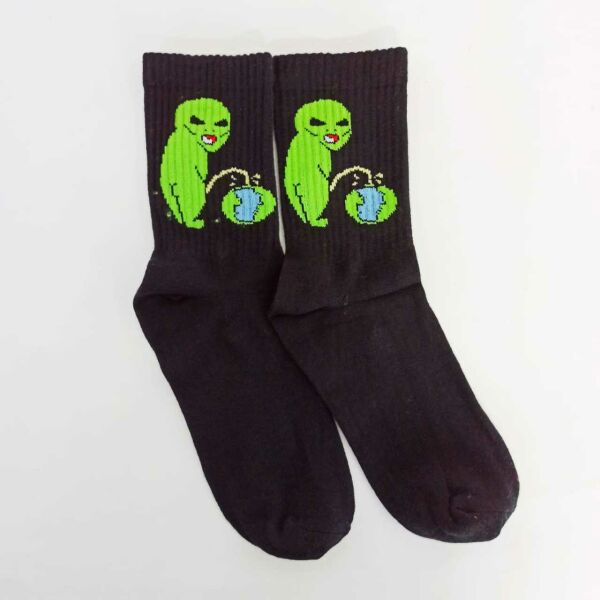 Alien World Tenis Çorap