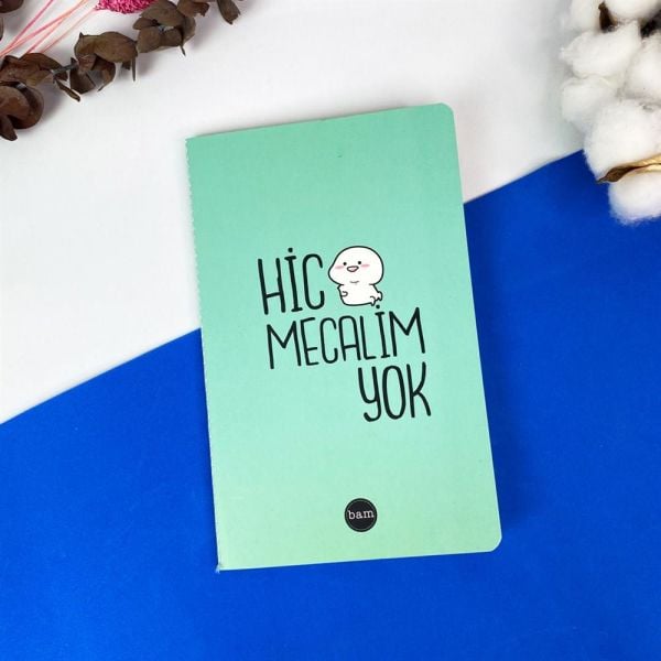 Hiç Mecalim Yok Tasarımlı Terzi Dikişli Defter