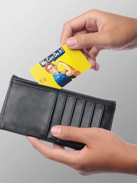 Wecan Kredi Kartı Kaplama Stickeri Papara, Tosla, Kredi Kartı Için Uyumlu