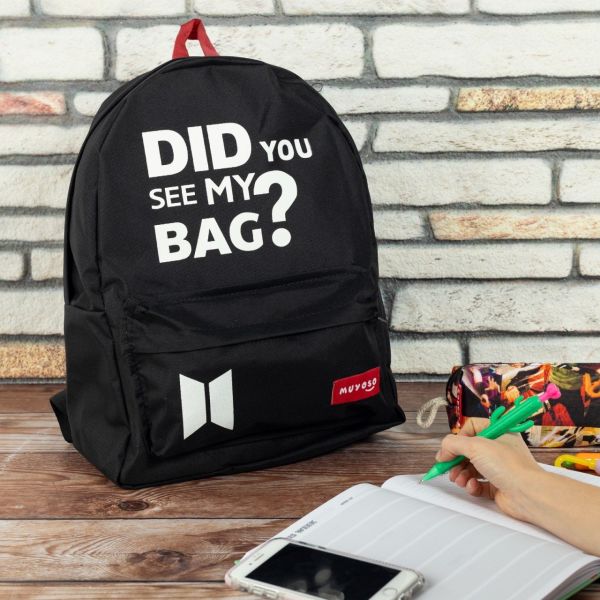 BTS Baskılı Sırt Çantası