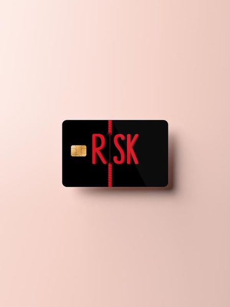 Risk Kredi Kartı Kaplama Stickeri Papara, Tosla, Kredi Kartı Için Uyumlu