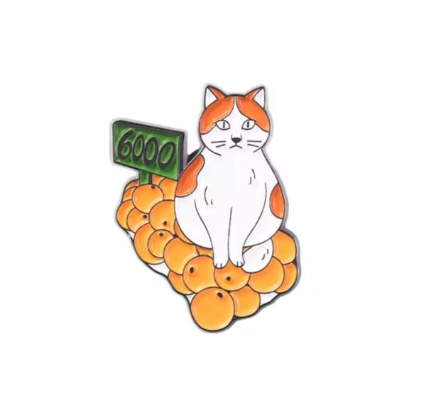 Kedi Tasarımlı  Rozet