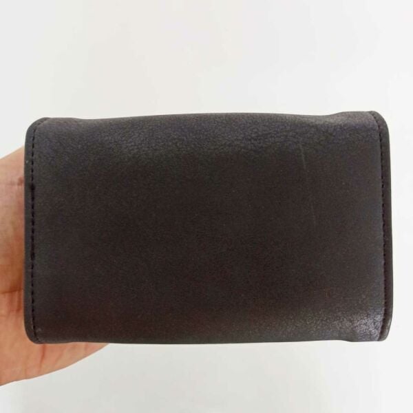 Siyah Mini Çift Kapaklı Polo Kadın Cüzdanı