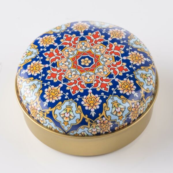Mandala Desen Hediyelik Metal Kutu