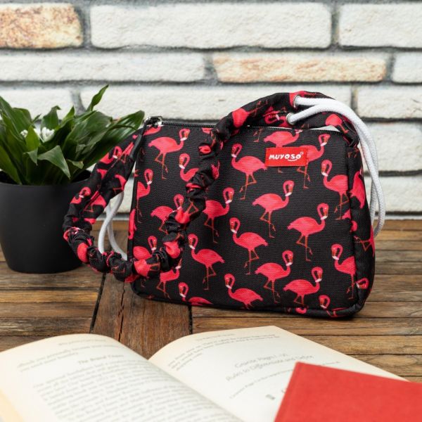 Flamingo Desen Muyoso Baget Çanta