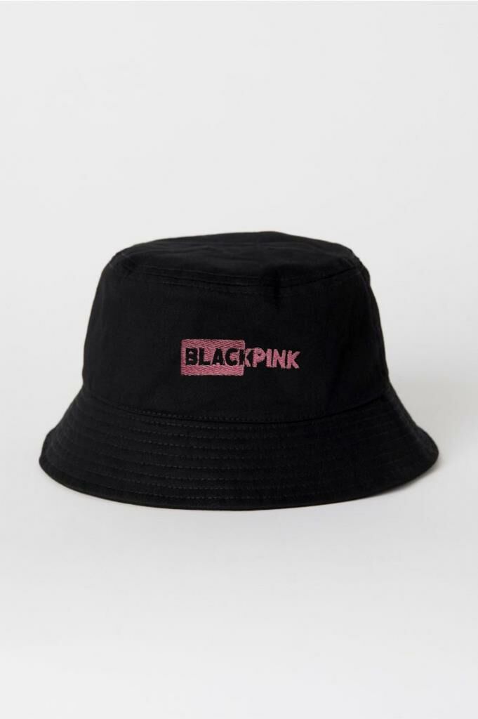 Siyah Black Pink Balıkçı Şapka