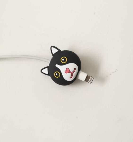Kedi Tasarımlı Kablo Koruyucu Telefon Aksesuarı