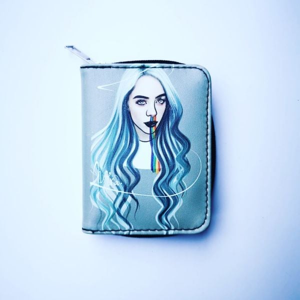 Billie Eilish Gri Cüzdan
