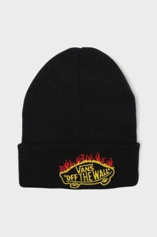 Vans Nakışlı Siyah Bere
