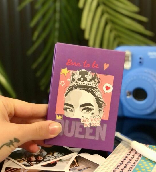 Pink Queen Tasarımlı Mini Fotoğraf Albümü