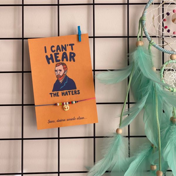 Motto Kart ve Şans Bileklikleri I CAN'T HEAR