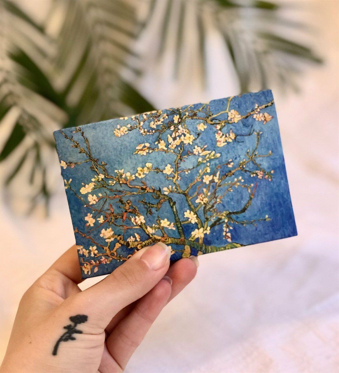 Van Gogh Badem Ağacı Tasarımlı Mini Fotoğraf Albümü