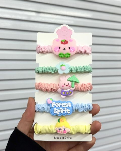 5'Lİ Çocuk Lastik  Toka