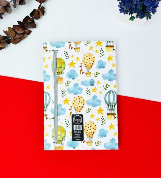 Follow Your Dreams Balon Tasarımlı Lastikli Defter