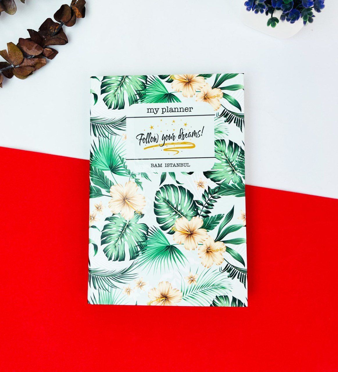 Follow Your Dreams Tasarımlı Lastikli Defter