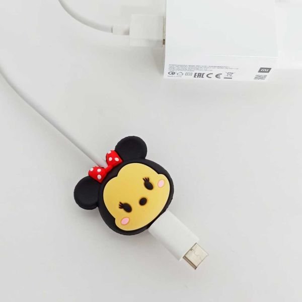Minik Fare Kablo Koruyucu Telefon Aksesuarı