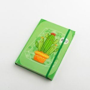 Kaktüs Hello Lastikli Defter