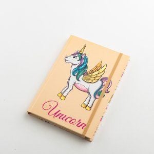 Unicorn Lastikli Defter